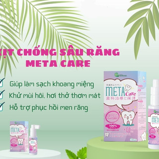 Xịt răng miệng META PHARMA sản phẩm giúp làm sạch và bảo vệ men răng cho bé