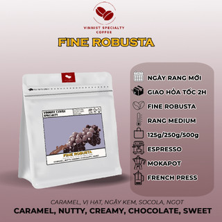 Cà phê Pha Máy Fine Robusta - Vinnist Specialty Coffee