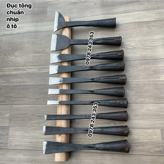 Đục gỗ cán tông thép nhíp ô tô