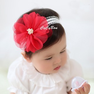 Băng Đô Turban Cho Bé Gái Thun Co Giãn Bông Voan Nhụy Vải Cực Dễ Thương