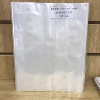 Bìa kính bao sách 26.7cm,30cm,28.2cm