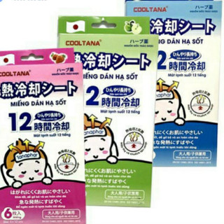 Miếng Dán Hạ Sốt cho bé Cooltana - Japan technology, dịu ngay cơn sốt của bé