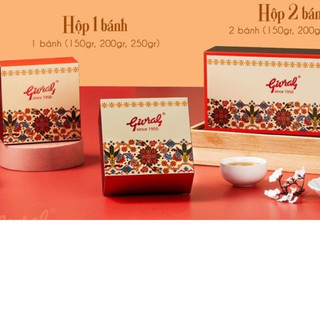 Bánh trung thu givral nhiều lựa chọn hộp 1 bánh, 2 bánh, 4 bánh, 6 bánh