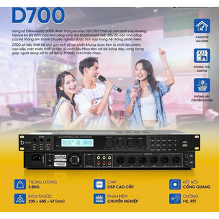 Vang số thế hệ mới dbacoustic d700 new 2024 - hàng chính hãng