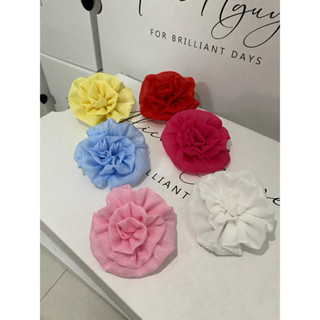 Hoa vải ghim cài túi xách, cài áo