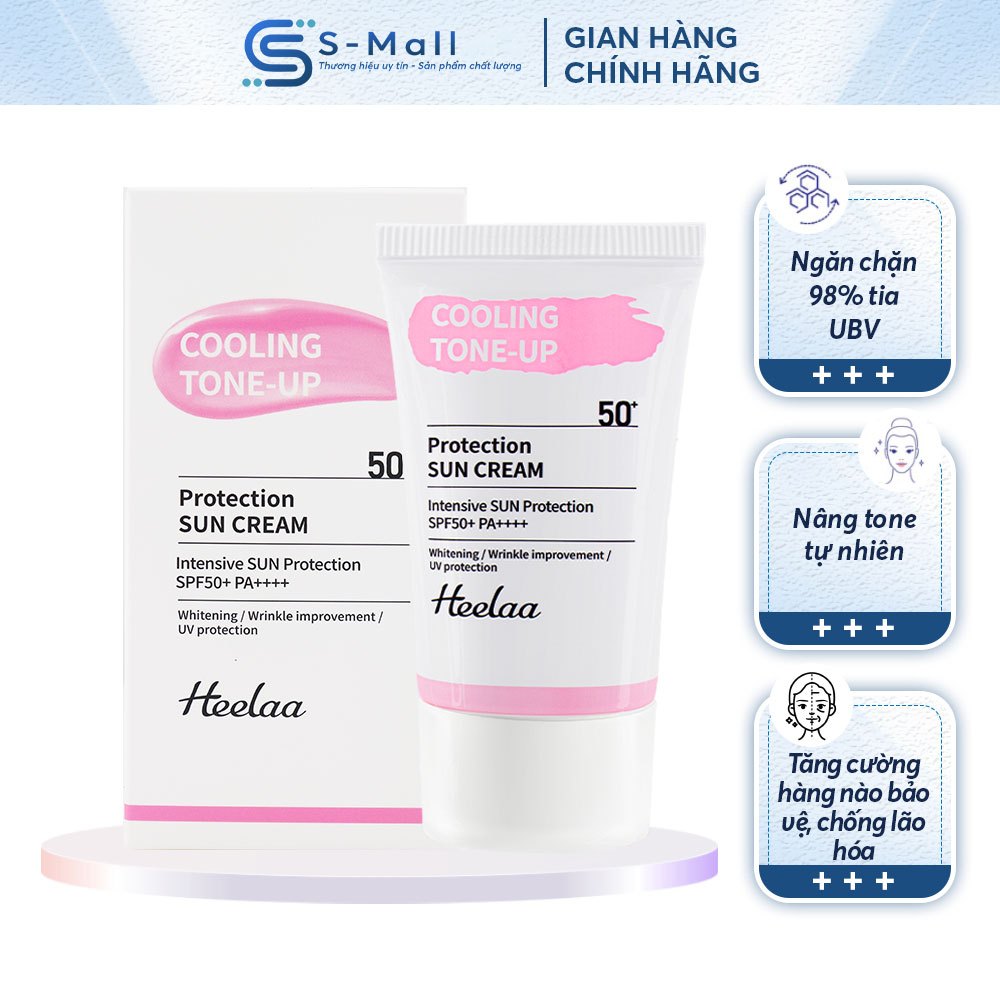 Kem chống nắng Heelaa Cooling Tone-Up Sun Cream SPF50+ PA++++
