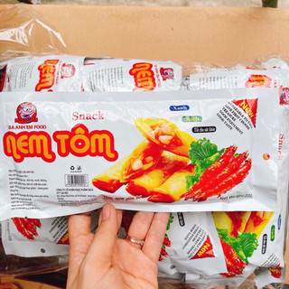 com bo 10 Gói Nem Tôm Đồ Ăn Vặt Cay Ngon Hấp Dẫn Giá Rẻ Cổng trường [ Siêu Hot ]