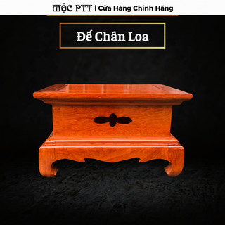 Đế chữ nhật , đế chân loa gỗ hương đá cao 20 cm