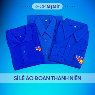(Tặng huy hiệu Đoàn) Áo Đoàn Thanh niên Việt Nam Form chuẩn loại đẹp dài tay