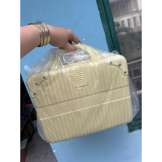Cốp mỹ phẩm, Cốp Vali 14 inch, Cốp trang điểm, hàng bịt 4 góc cao cấp