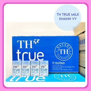 Thùng 48 hộp Sữa TH true MILK 110ml (không đường, ít đường)