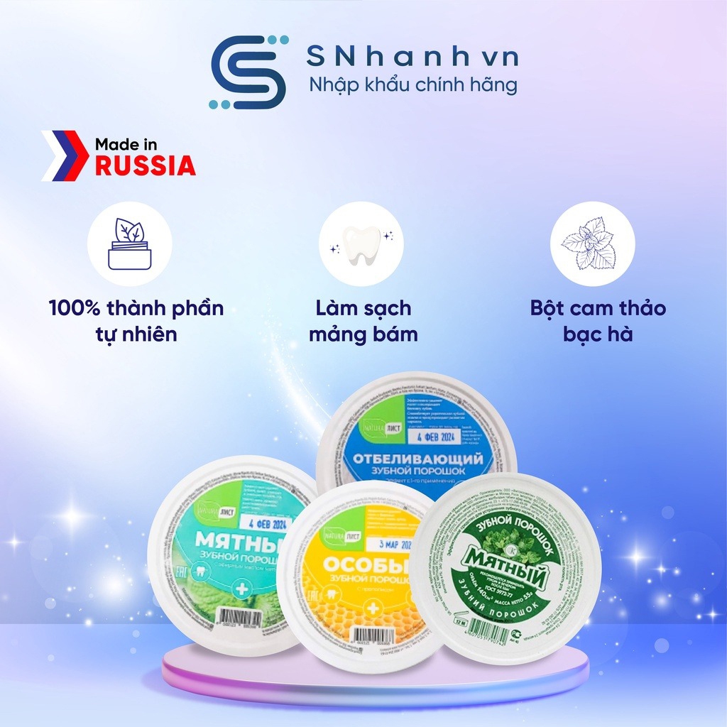 Bột làm trắng răng Fito Cosmetics 75g