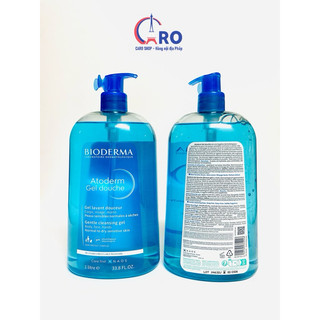 Sữa tắm Bio chai 1 lít Atoderm Gel Douche dành cho da khô nhạy cảm