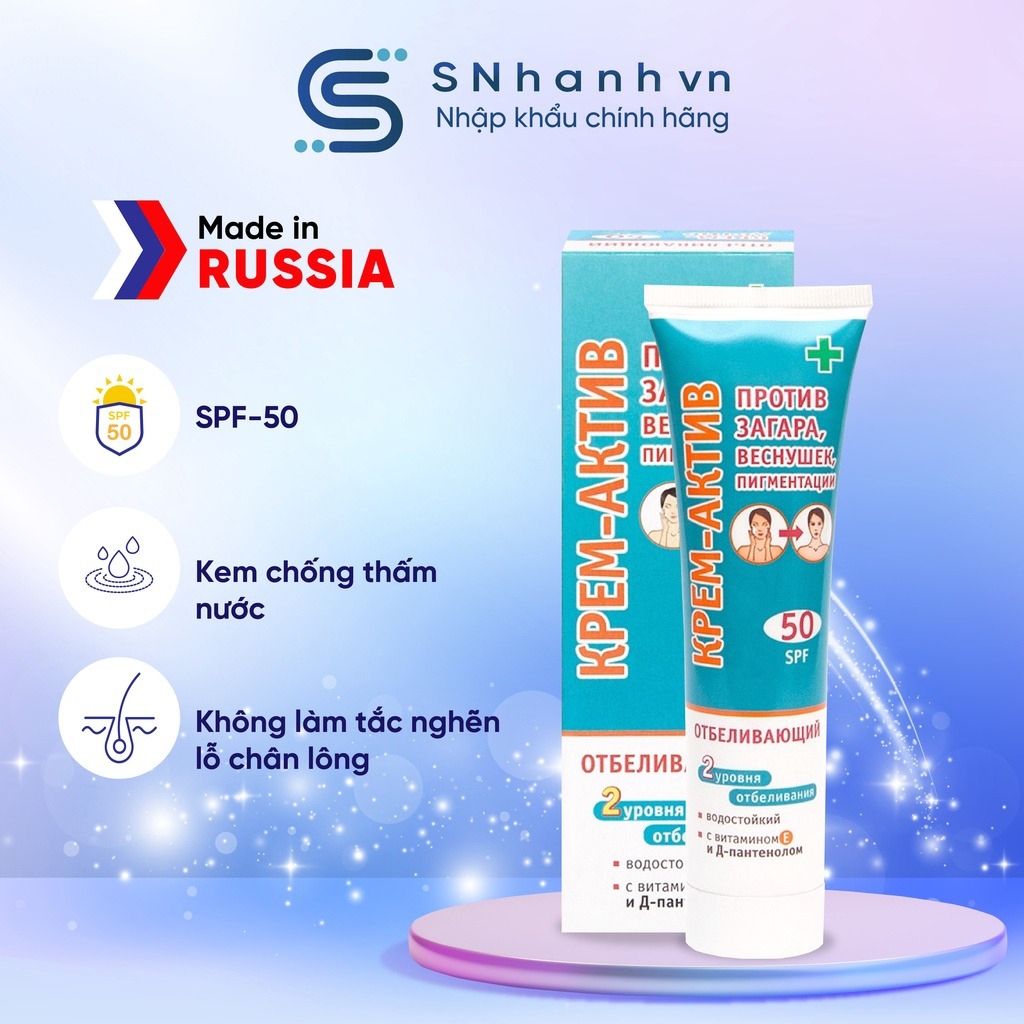 Kem chống nắng Spf50 làm trắng da chống nám tàn nhang 100ml và Heelaa Hàn Quốc 50ml