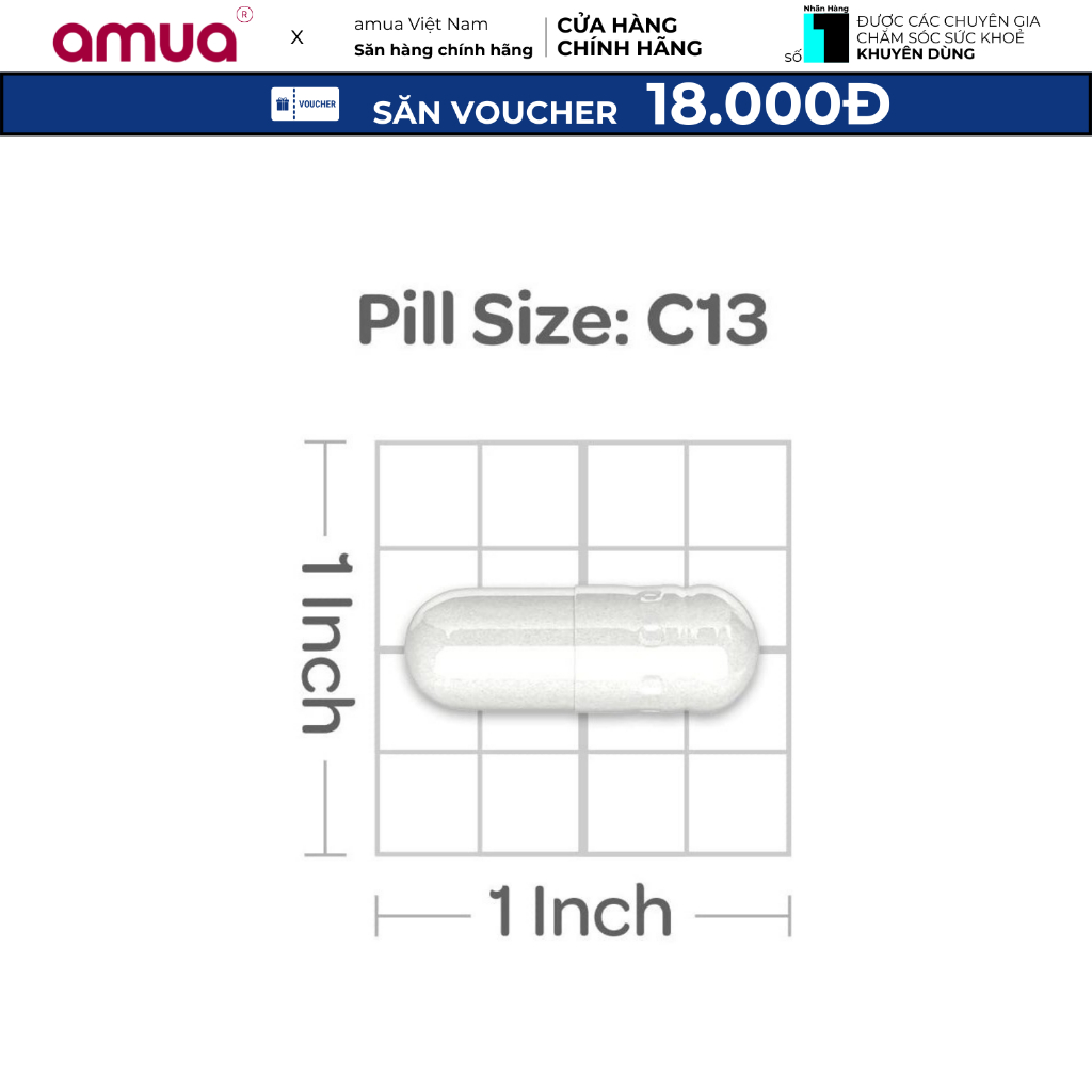 Viên uống trắng da giảm nám L-Glutathione Reduced 500mg Puritan's Pride của Mỹ 30 viên