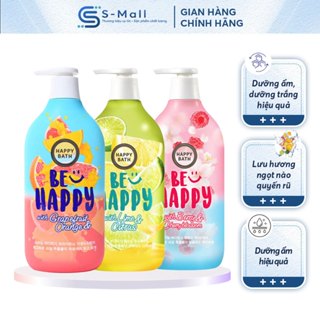 Sữa tắm cấp ẩm, dưỡng trắng Happy Bath Be Happy Body Wash 900g