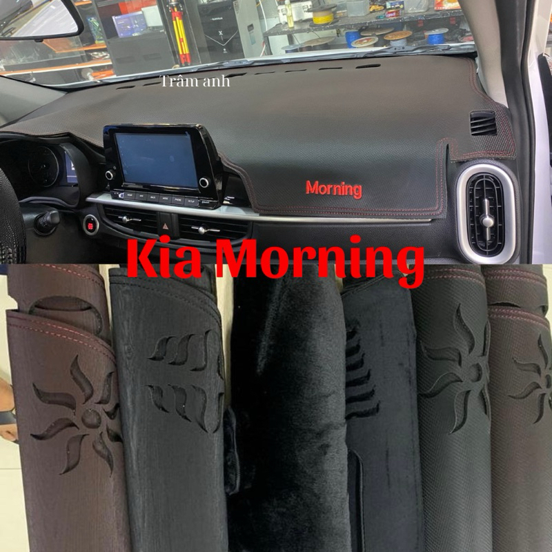 Thảm Taplo xe KIA MORNING đủ chất liệu