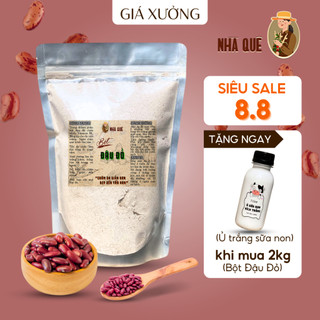 Bột Đậu Đỏ nguyên chất handmade Nhà Quê giúp da sáng bóng căng hồng 1kg 1000Gr (Giá sỉ xưởng)