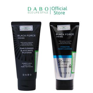 Sữa Rửa Mặt Nam Dabo Black Force Than Hoạt Tính Chính Hãng Hàn Quốc (120ml)