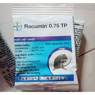 THUỐC DIỆT CHUỘT RACUMIN 0.75 TP
