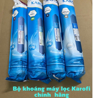 Bộ khoáng 4 quả cho máy lọc nước karofi chính hãng check mã qr 100%