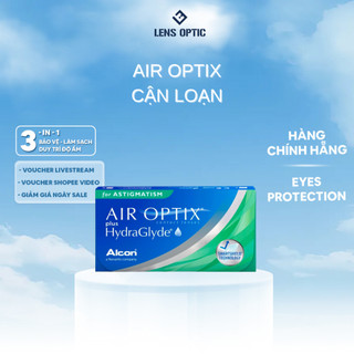 Kính áp tròng cận loạn Air Optix, lens mắt trong suốt - Lens Optic