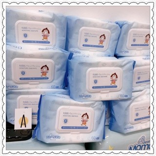Giấy ướt Momotaro 60 tờ an toàn cho làn da bé