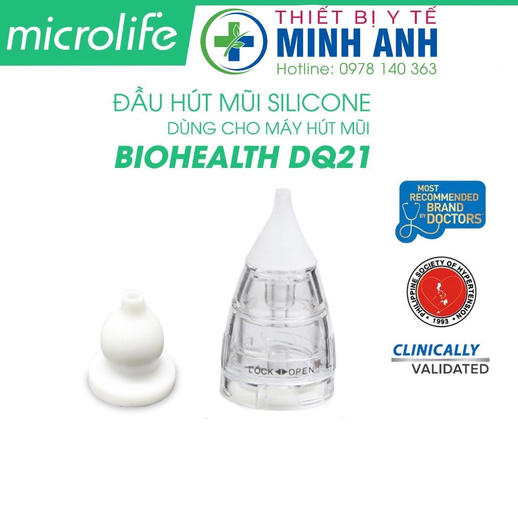 Bộ Phụ Kiện Hút Mũi Dành Cho Máy Hút Mũi Microlife Biohealth DQ21