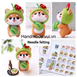 XÃ HÀNG GIÁ SỈ-BỘ KIT LEN CHỌC CÓ HƯỚNG DẪN SHIBA VUI NHỘN-hàng cao cấp