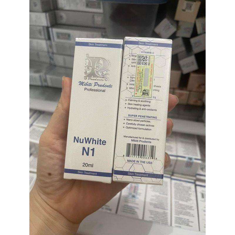 Kem làm hồng nhũ hoa Nuwhite N1 tem vàng 20ml
