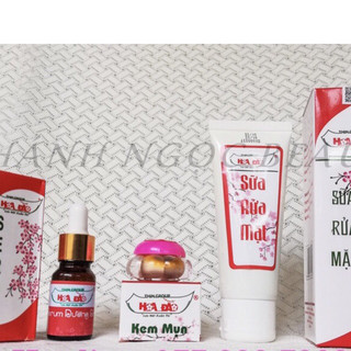 Bộ 3 kem mụn, sữa rửa mặt, serum Hoa Đào công ty TNHH THIN GROUP