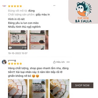 Nhãn vở Meow Campus ( 18 nhãn / túi )