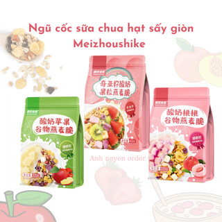 [Mã GROADO1 giảm 10K đơn 50K] Ngũ cốc trái cây sữa chua mix hạt dinh dưỡng giảm cân 3 vị dâu, đào, táo, ngũ cốc ăn kiêng