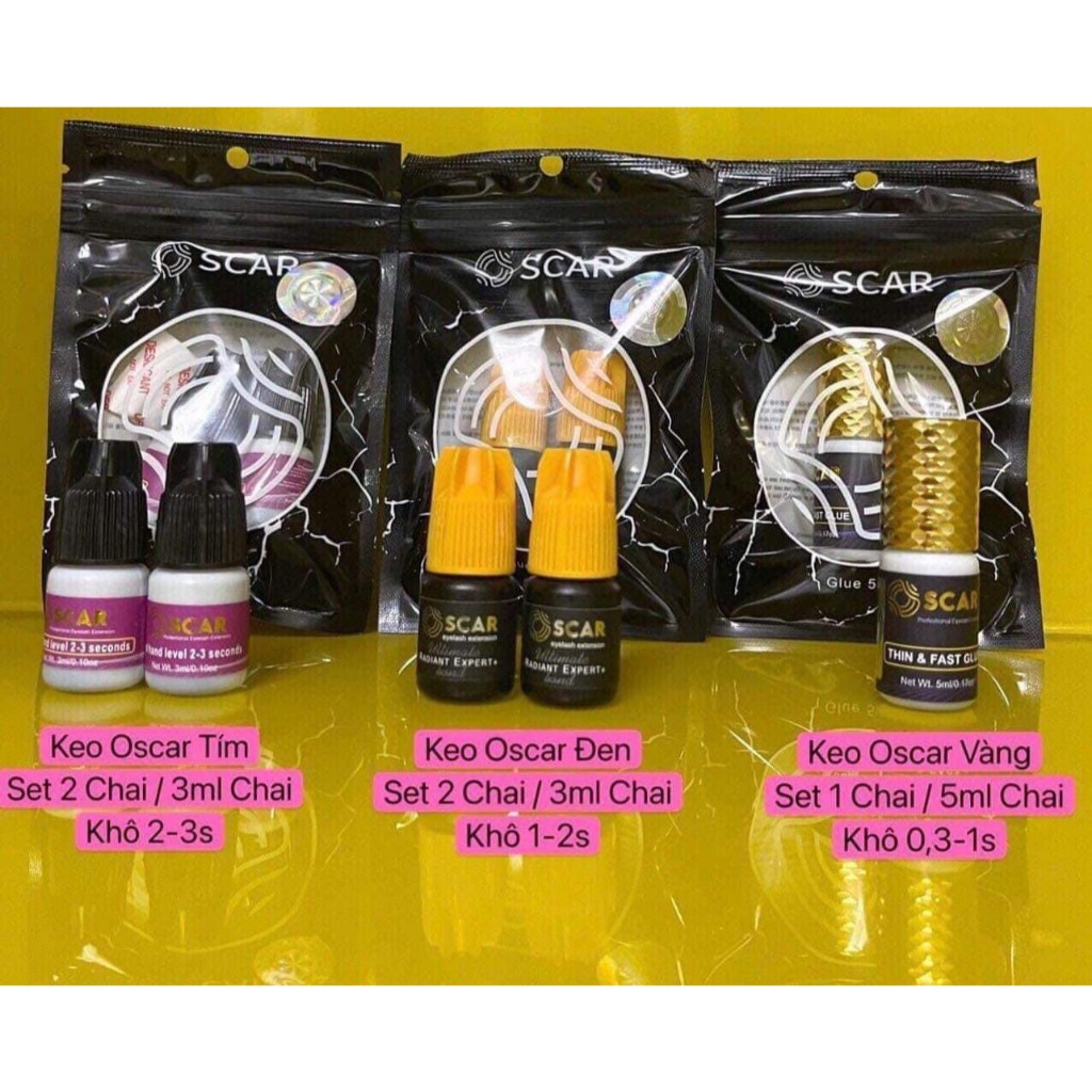 Keo Nối Mi Oscar & H900 Siêu Bền