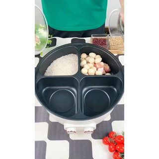 nồi điện 4 ngăn ,nấu đủ món 1 lần nấu