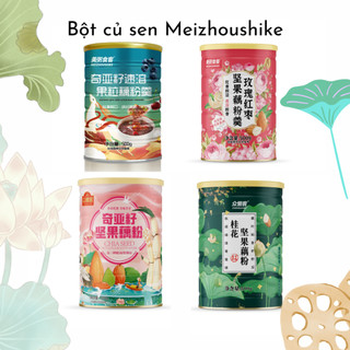 Bột củ sen hoa hồng, bột củ sen trái cây dưỡng nhan dinh dưỡng