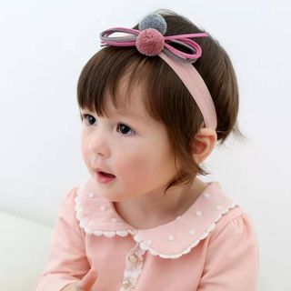 Băng Đô Turban Cho Bé Gái Kiểu Nơ Dây 2 Quả Bông Cực Xinh Cho Bé Gái !!