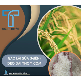 Gạo lài sữa - gạo sữa miên dẻo mềm thơm cơm bao 5kg