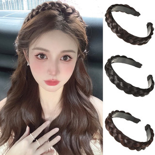 Tóc giả băng đô thắt bím bờm tết tóc giả 1.5~4.5cm cho nữ
