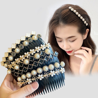 Lược cài tóc đính đá, châu ngọc sang trọng