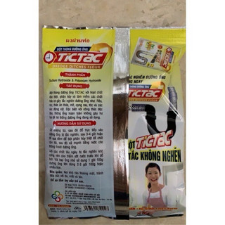 5 gói bột thông cống TICTAC ( thông tắc cống, chậu rửa,....)