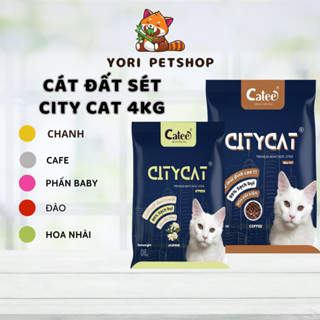 Cát vệ sinh cho mèo CityCat túi 8L khử mùi vón cục tốt