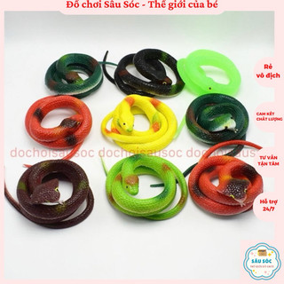 Đồ chơi Troll Rắn Giả Cao Su cao cấp dài 70cm 110cm như thật Rắn Cao Su Xả Stress Chất lượng đảm bảo
