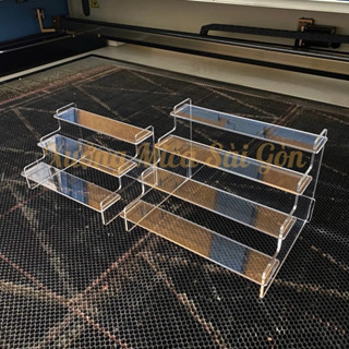 Kệ Mica trưng bày sản phẩm, lắp ghép - Nhiều Size