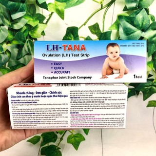 Que thử rụng trứng LH Tana - Que thử canh ngày rụng trứng Tanaphar sinh con theo ý muốn ( 1 que )