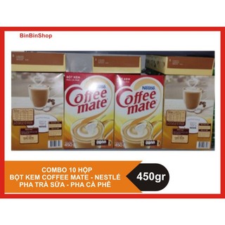 Combo 10 Hộp Bột kem coffee mate 450gram - Nestle. Pha trà sữa, cà phê