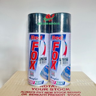 Sơn xịt redfox màu đen - no.39 black - dung tích 400ml