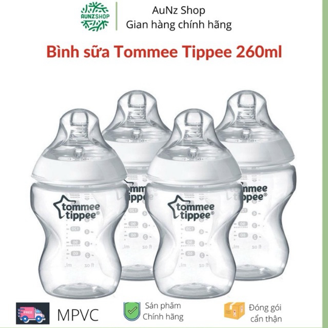 Bình sữa Tommee Tippee 260ml 0mth+