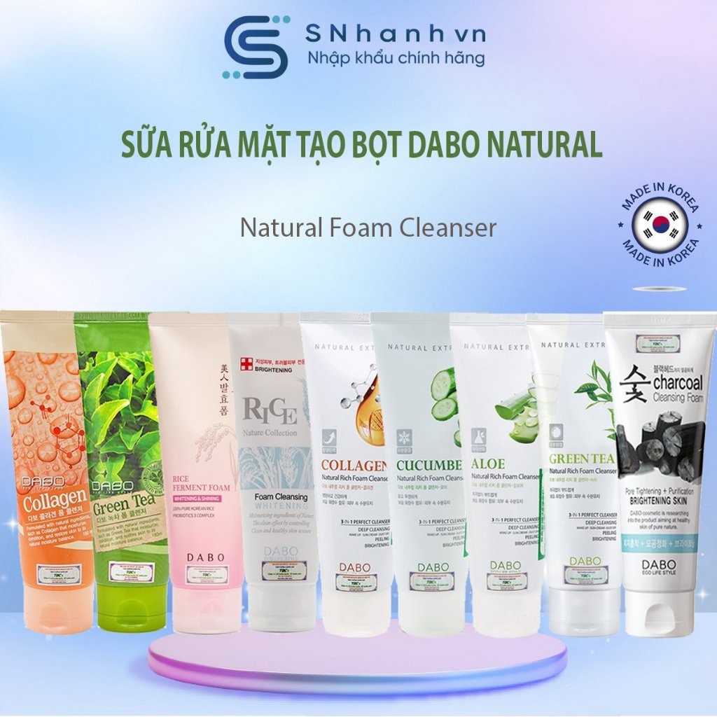 Sữa rửa mặt Dabo Collection Foam Cleansing Hàn Quốc