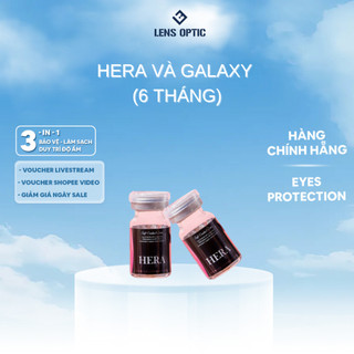 Kính áp tròng không màu dùng 6 tháng (-1.00 đến -15.00 độ), lens trong suốt có độ cận cho mắt - Lens Optic